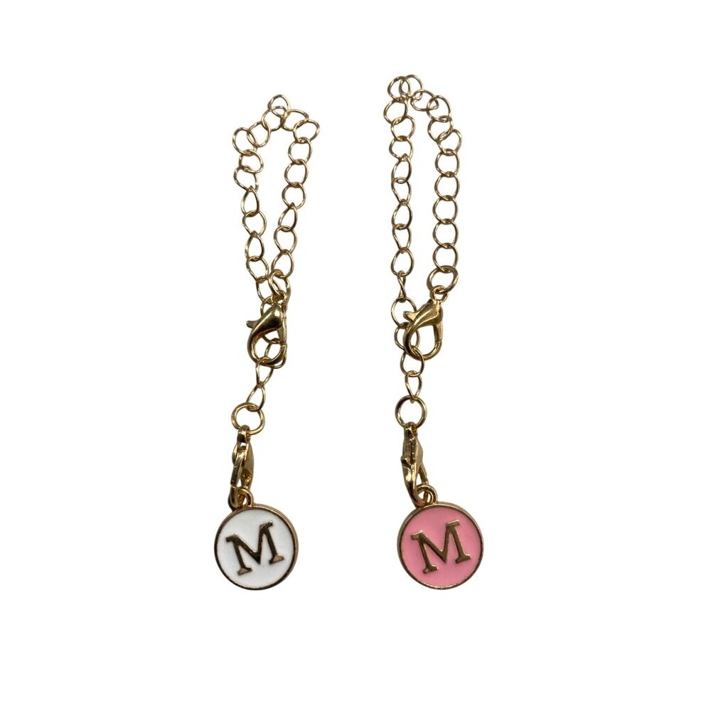 Silicone Cup Accessory Pack Letter M - Monogram Initial Mug Bling Set - Picture 4 of 4